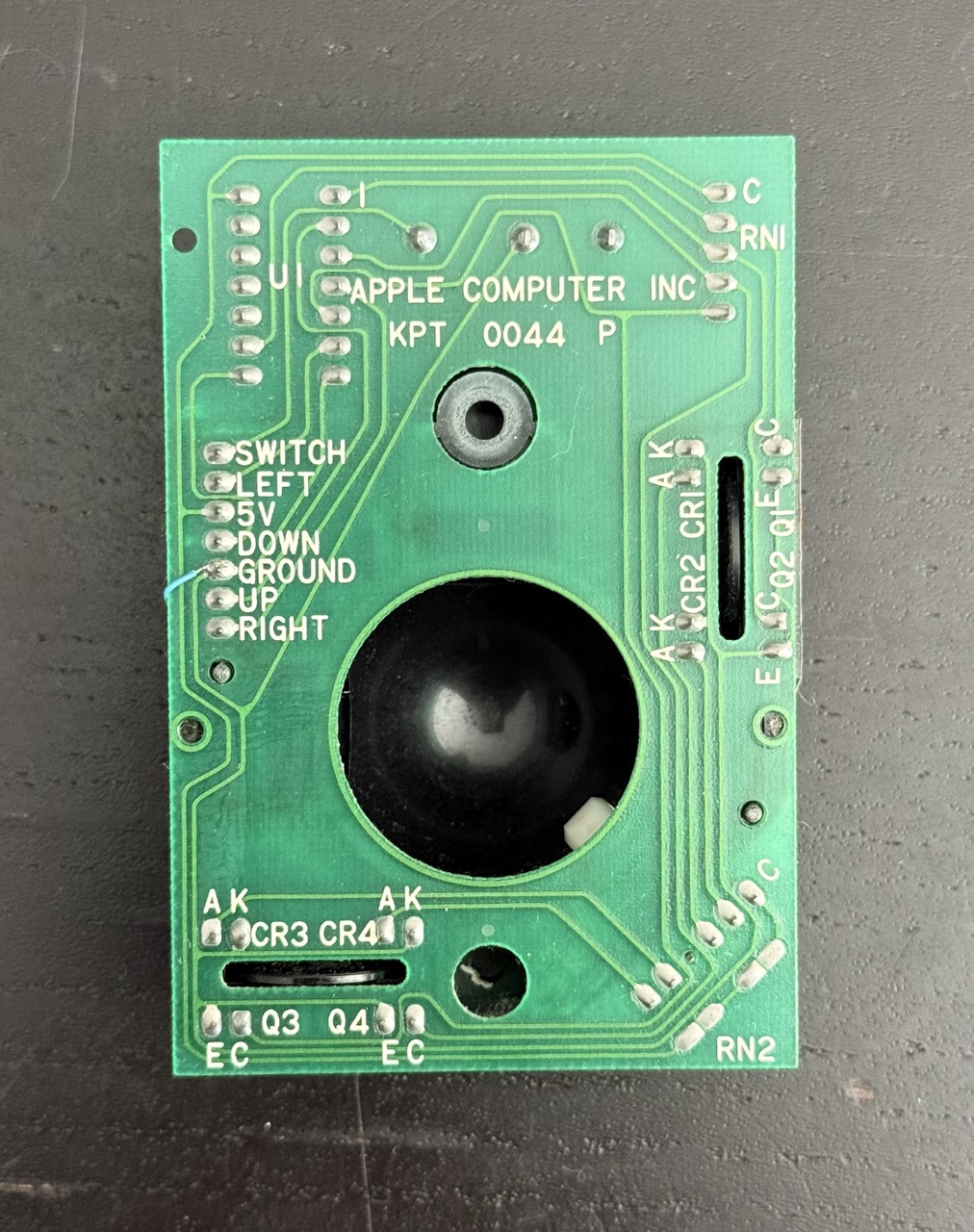 bottom of the pcb